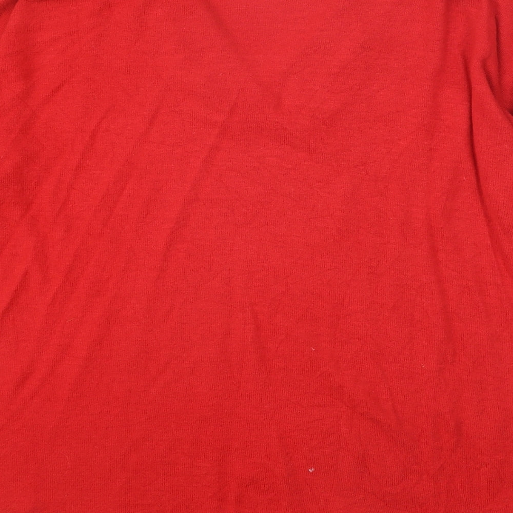 Womens UK Size 10 NEXT Red Pullover Jumper