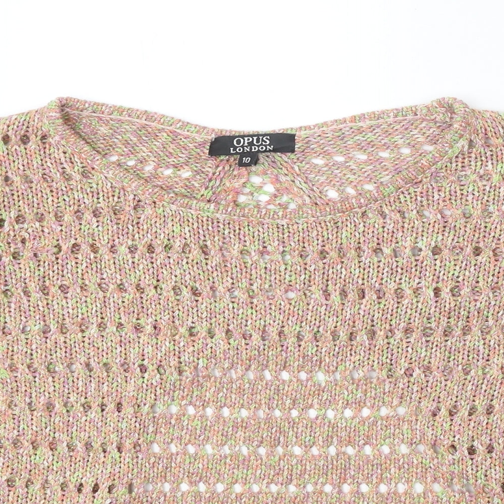 Womens UK Size 10 OPUS Beige Pullover Jumper