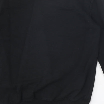 Preworn Womens Black Cotton Pullover Sweatshirt Size S Pullover