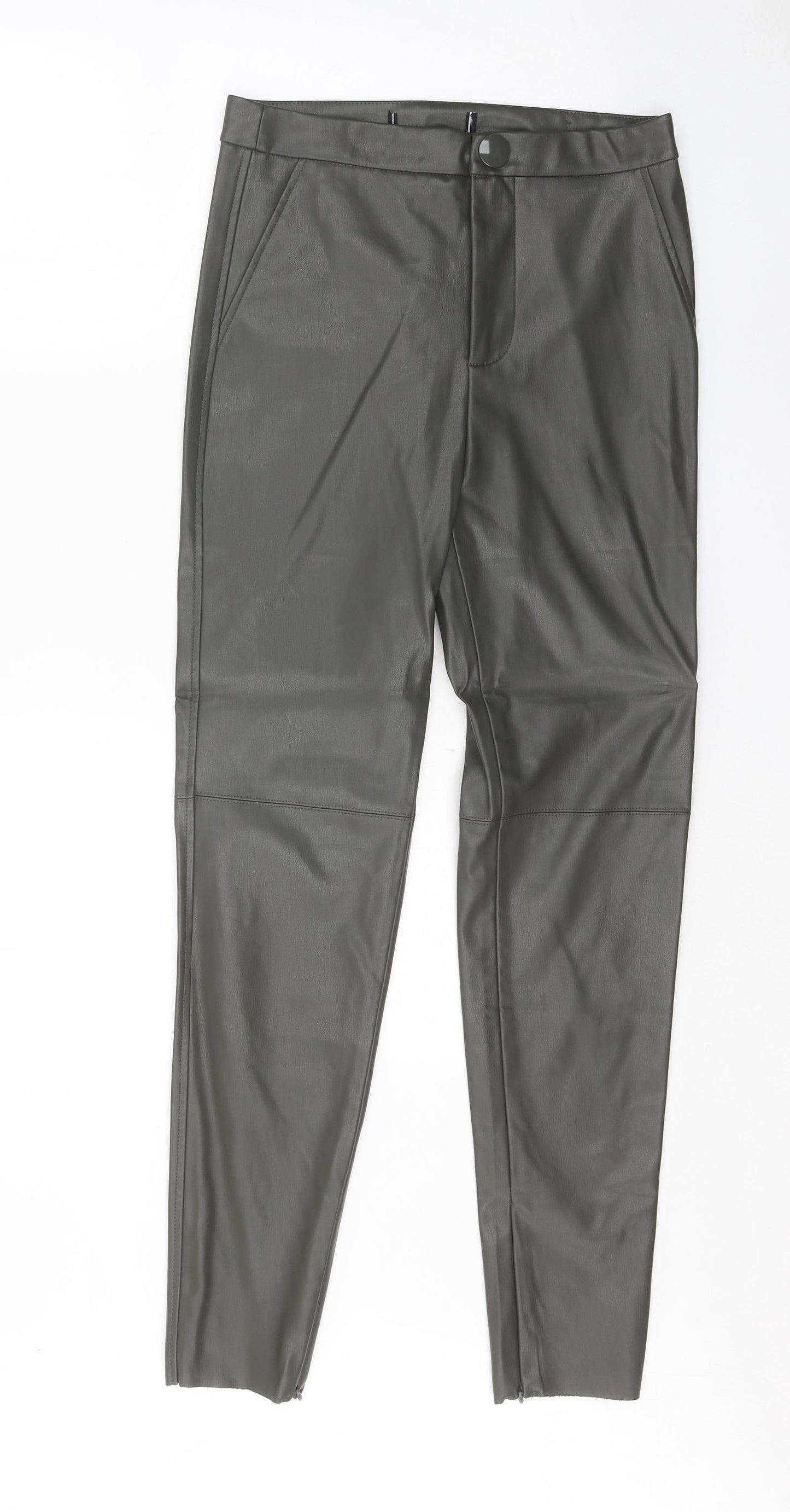Womens UK Size 28 in Preworn Regular Fit  Grey Trousers
