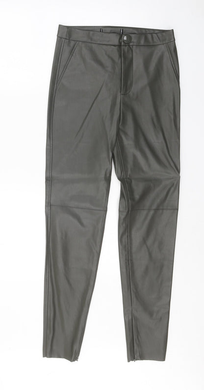 Womens UK Size 28 in Preworn Regular Fit  Grey Trousers