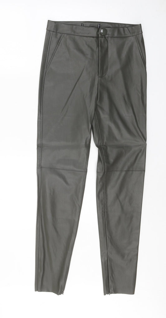 Womens UK Size 28 in Preworn Regular Fit  Grey Trousers