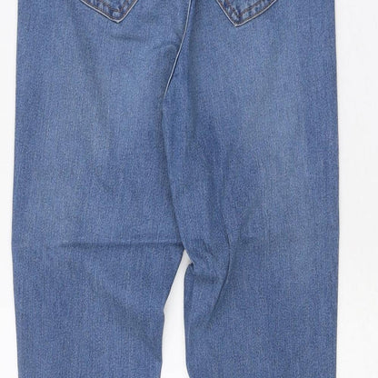 Womens UK Size 28 in H&M Regular Fit Straight Blue Jeans