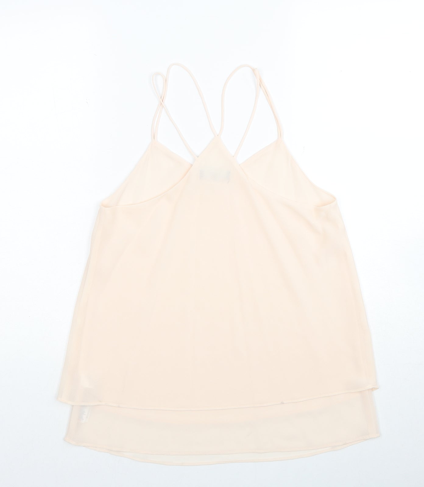 Womens UK Size 10 New Look Beige Camisole Tank