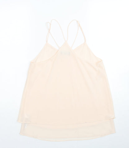Womens UK Size 10 New Look Beige Camisole Tank