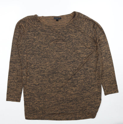 Womens UK Size 10 Topshop Brown Pullover Jumper