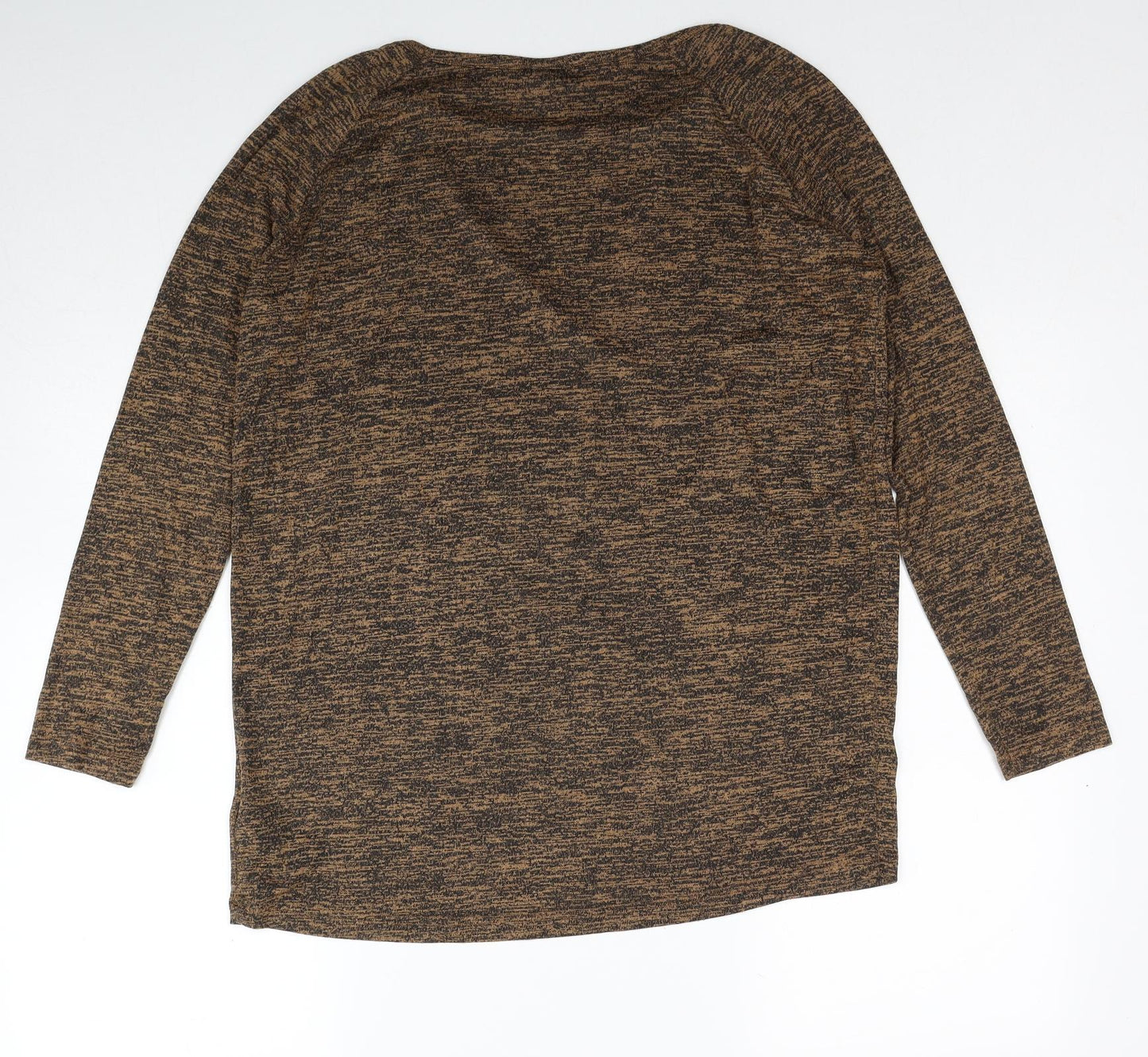 Womens UK Size 10 Topshop Brown Pullover Jumper