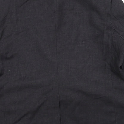 Universal Tailor Mens Grey Polyester Jacket Suit Jacket Size 44 Regular
