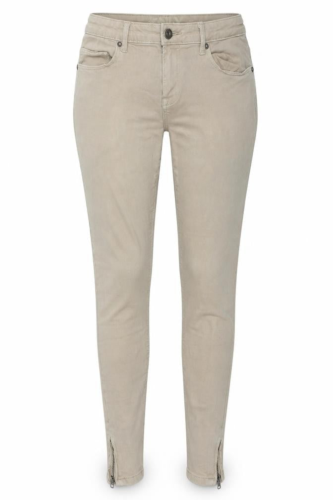 Womens UK Size 8 Only Regular Fit Skinny Beige Jeans
