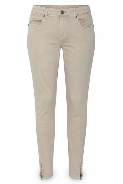 Womens UK Size 8 Only Regular Fit Skinny Beige Jeans