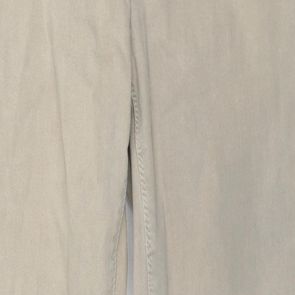 Only Womens Beige Cotton Skinny Jeans Size 8 L30 in Regular Zip