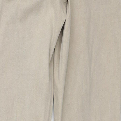 Only Womens Beige Cotton Skinny Jeans Size 8 L30 in Regular Zip