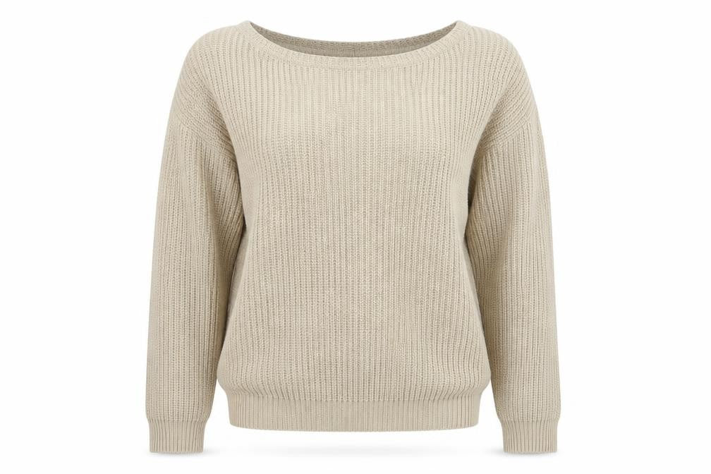 Womens UK Size S Missguided Beige Pullover Jumper