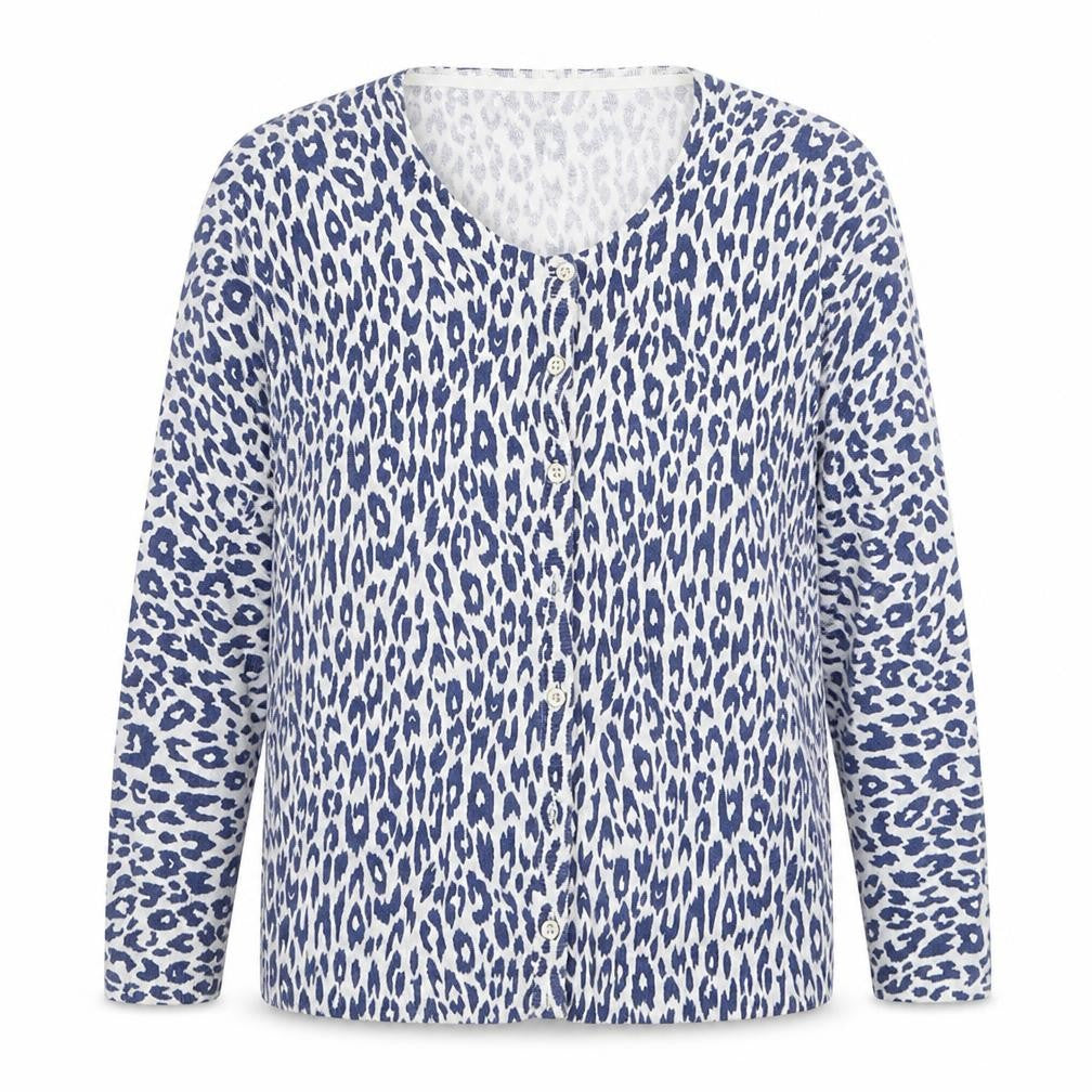 Womens UK Size M Gap Blue Cardigan Jumper