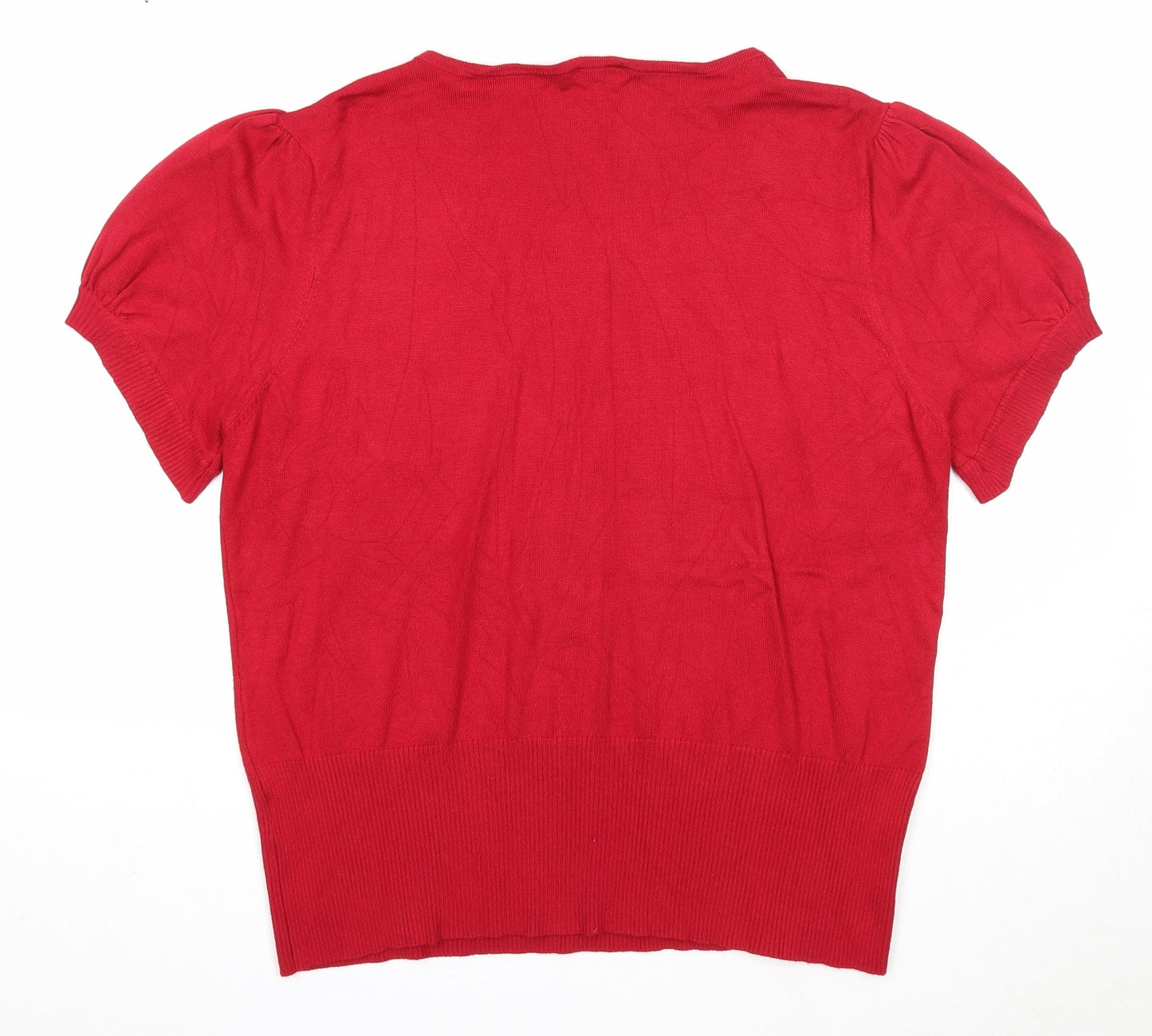 Womens UK Size 2XL Klass Red Pullover Jumper