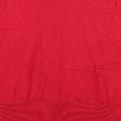 Womens UK Size 2XL Klass Red Pullover Jumper
