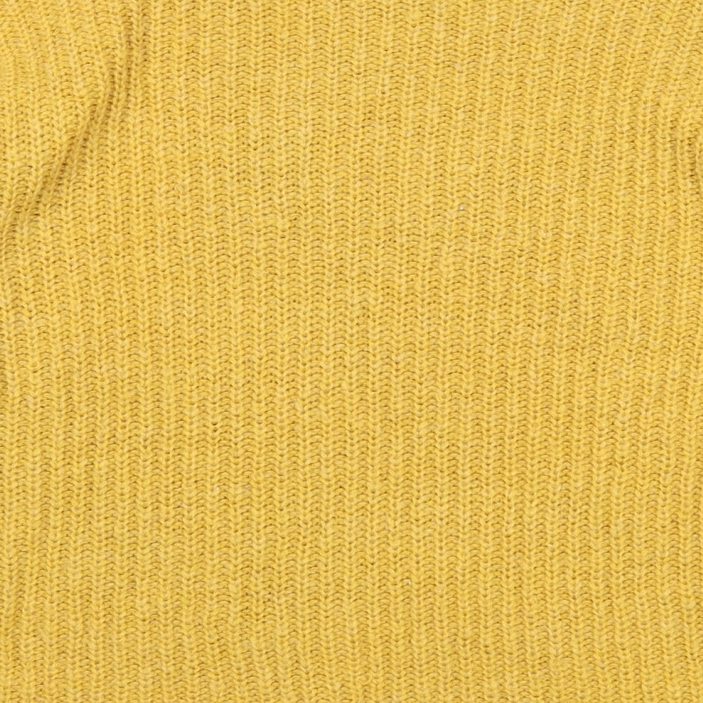 Womens UK Size M New Look Yellow Pullover Jumper