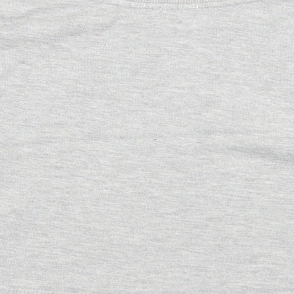 River Island Girls Grey Cotton Pullover Sweatshirt Size 5-6 Years Pullover - Sassy