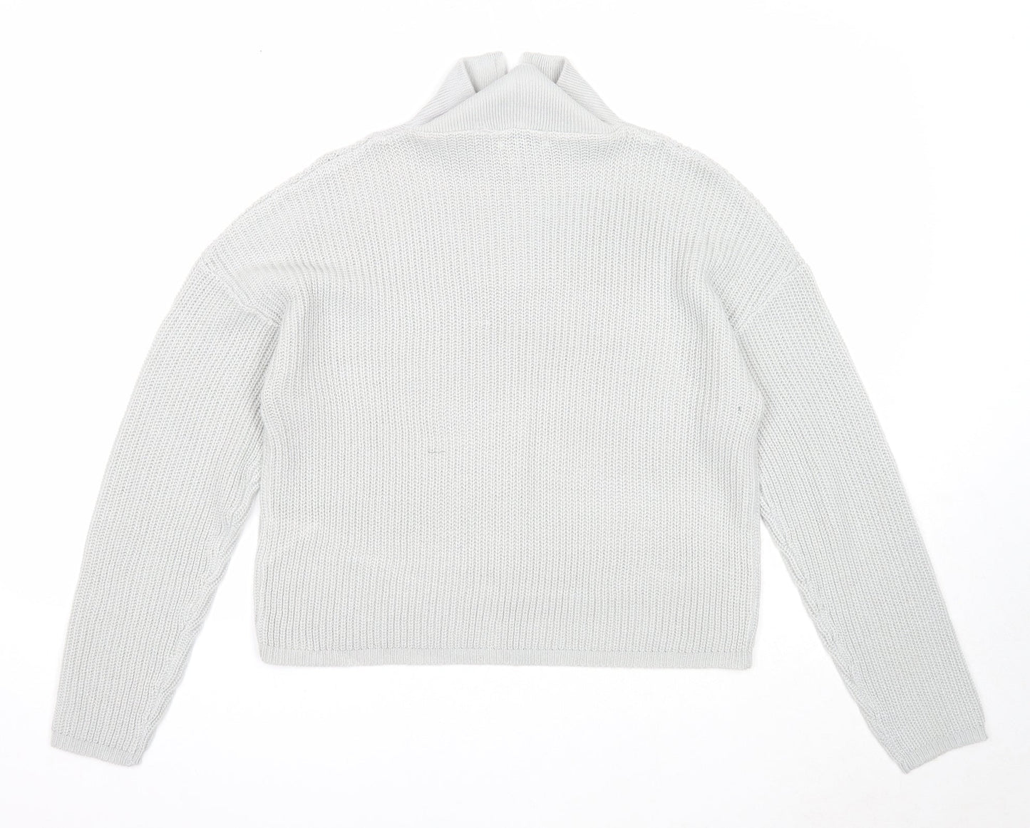 Womens UK Size M Brave Soul Grey Pullover Jumper