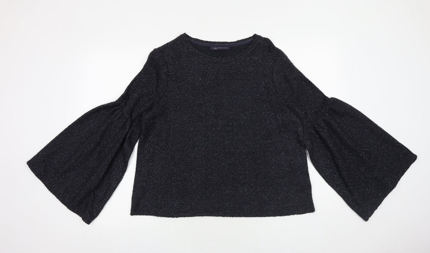 Womens UK Size 14 Marks and Spencer Blue Pullover Jumper