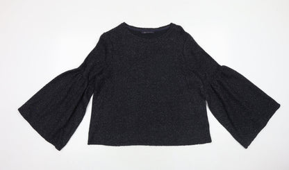 Womens UK Size 14 Marks and Spencer Blue Pullover Jumper