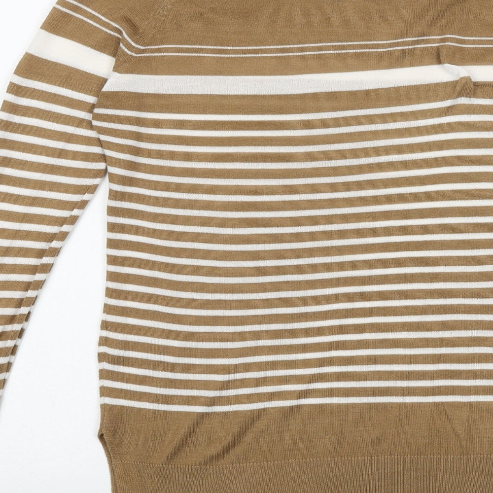 Womens UK Size 6 NEXT Brown Pullover Jumper