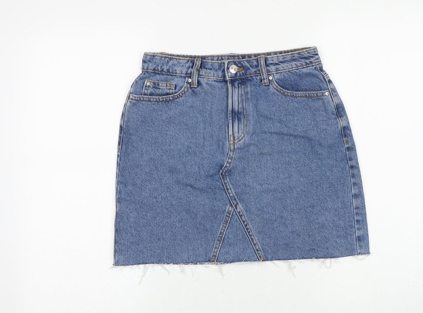 Womens UK Size 8 Denim & Co. Bandage Denim Skirt