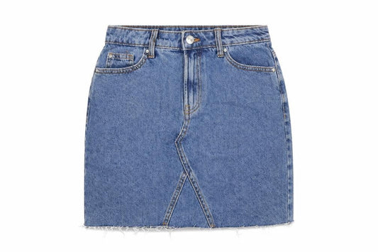 Womens UK Size 8 Denim & Co. Bandage Denim Skirt