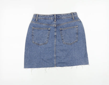 Womens UK Size 8 Denim & Co. Bandage Denim Skirt