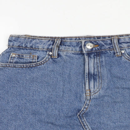 Womens UK Size 8 Denim & Co. Bandage Denim Skirt