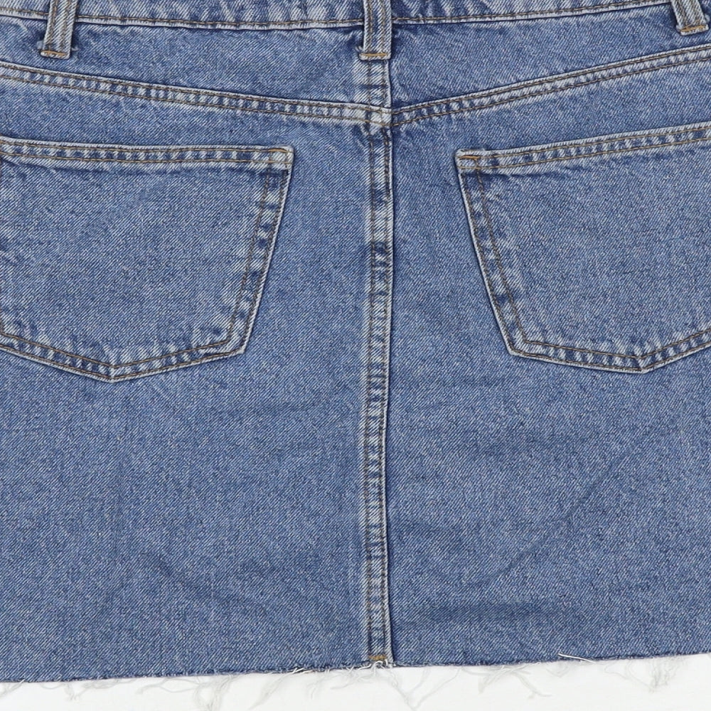 Womens UK Size 8 Denim & Co. Bandage Denim Skirt