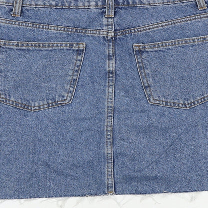 Womens UK Size 8 Denim & Co. Bandage Denim Skirt