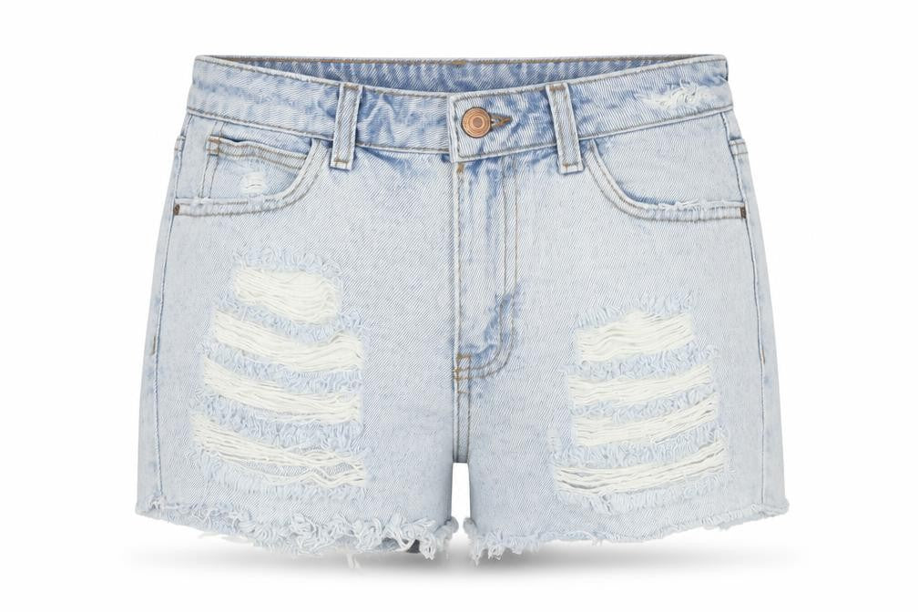 Womens UK Size 8 Denim & Co. Regular Fit Hot Pants Shorts