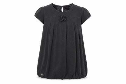 Sergent Major Girls Grey Polyester A-Line Size 7 Years Round Neck Button