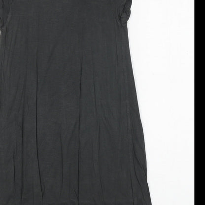 Sergent Major Girls Grey Polyester A-Line Size 7 Years Round Neck Button