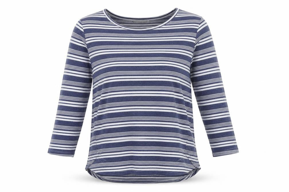 Womens UK Size XS Maison De Nimes Blue Basic T-Shirt