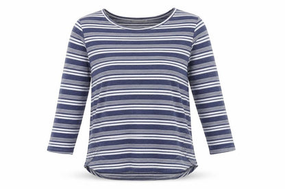 Womens UK Size XS Maison De Nimes Blue Basic T-Shirt