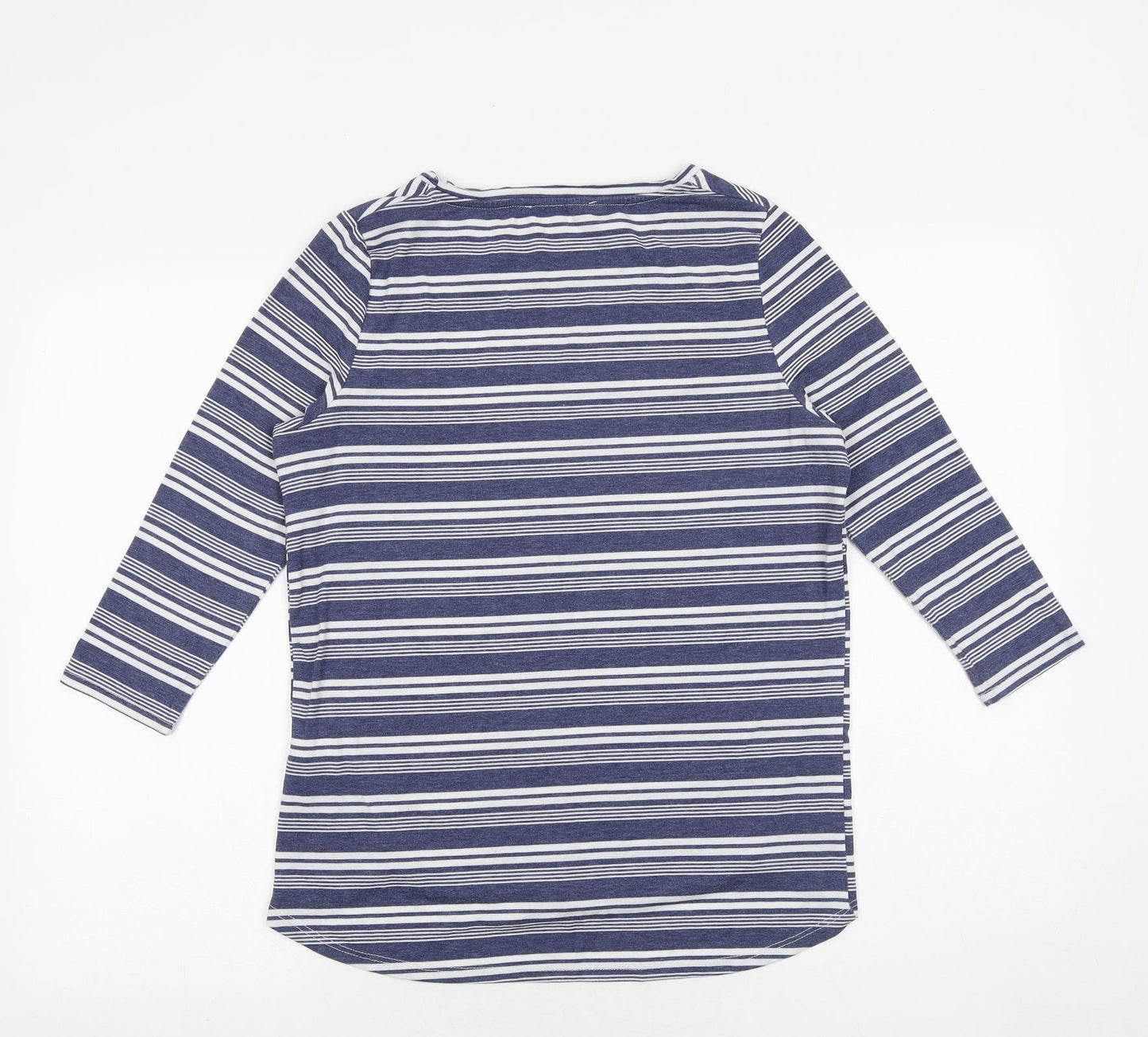 Womens UK Size XS Maison De Nimes Blue Basic T-Shirt