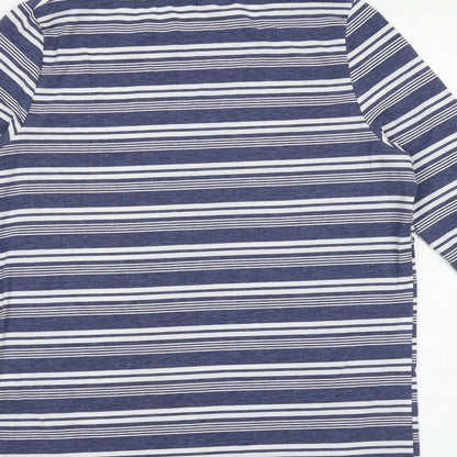 Womens UK Size XS Maison De Nimes Blue Basic T-Shirt