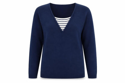 Womens UK Size XS Cashmasoft Blue Pullover Jumper