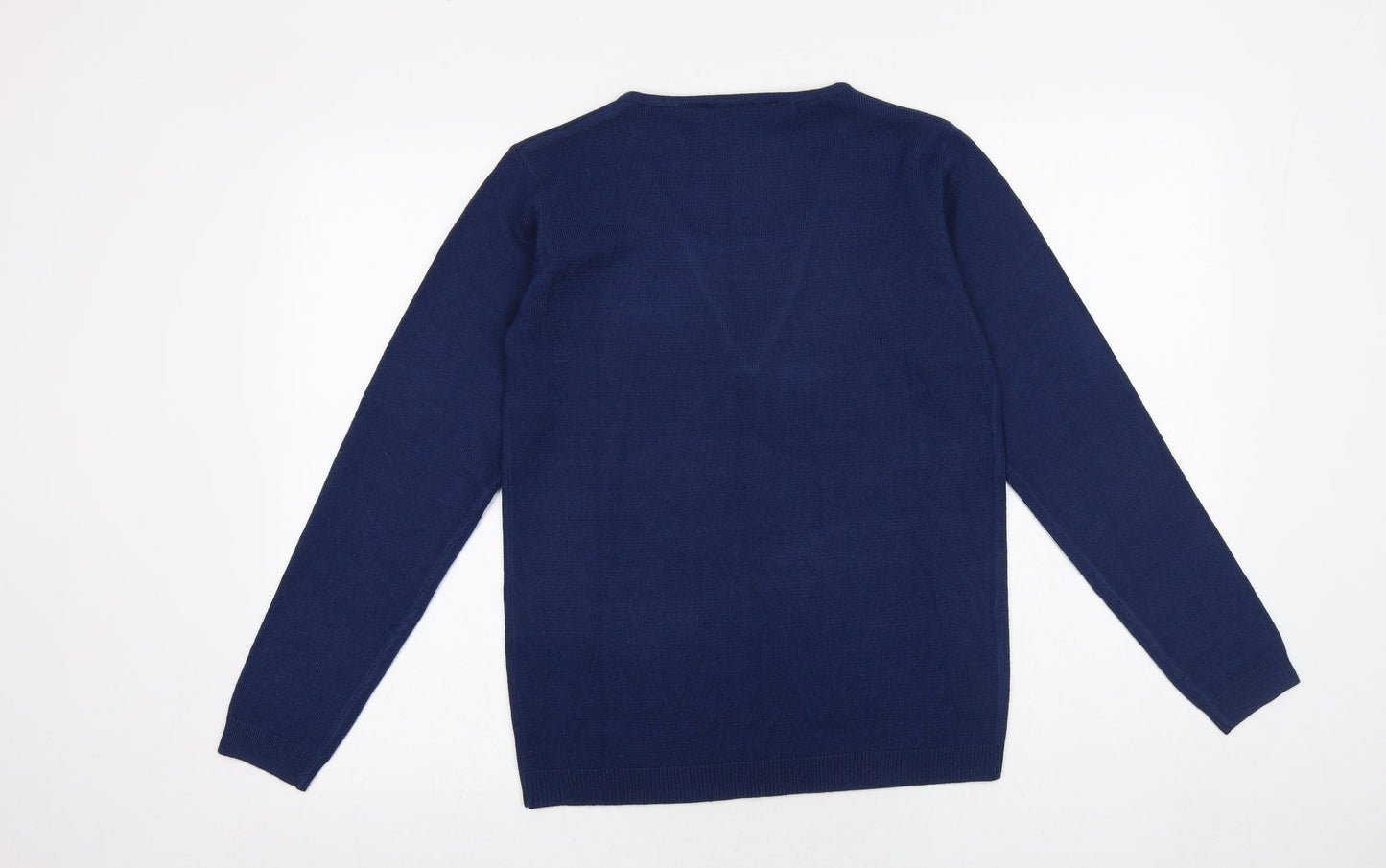 Womens UK Size XS Cashmasoft Blue Pullover Jumper