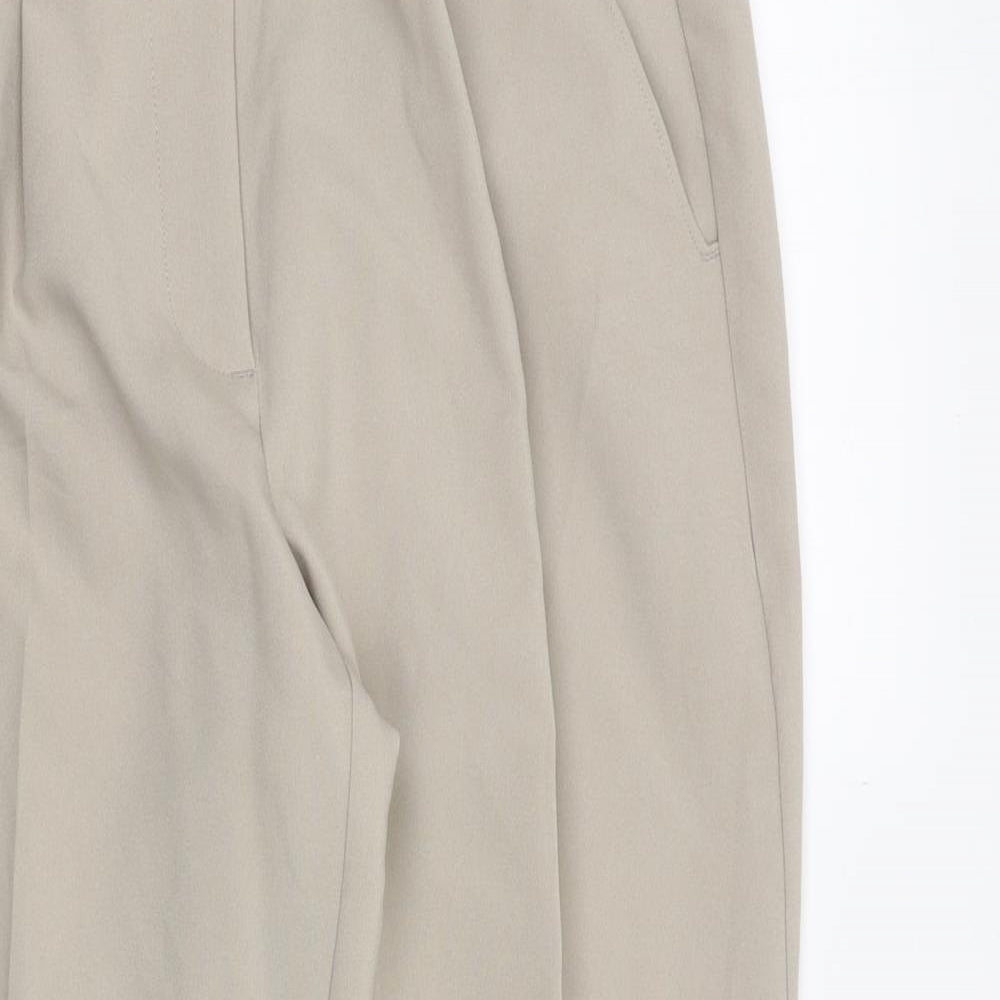 Womens UK Size 12 Damart Regular Fit  Beige Trousers