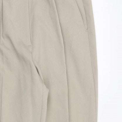 Womens UK Size 12 Damart Regular Fit  Beige Trousers