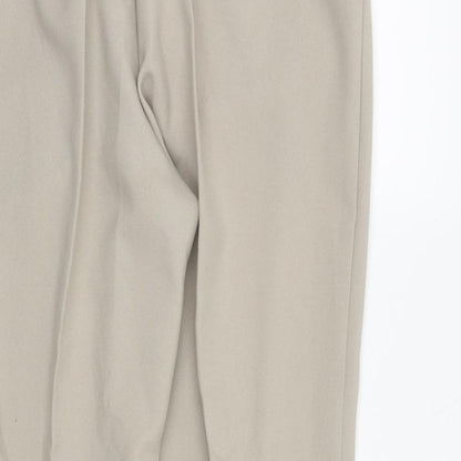 Womens UK Size 12 Damart Regular Fit  Beige Trousers