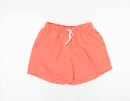 Chet Style Boys Pink Polyester Sweat Shorts Size M Regular Drawstring - Swim Shorts
