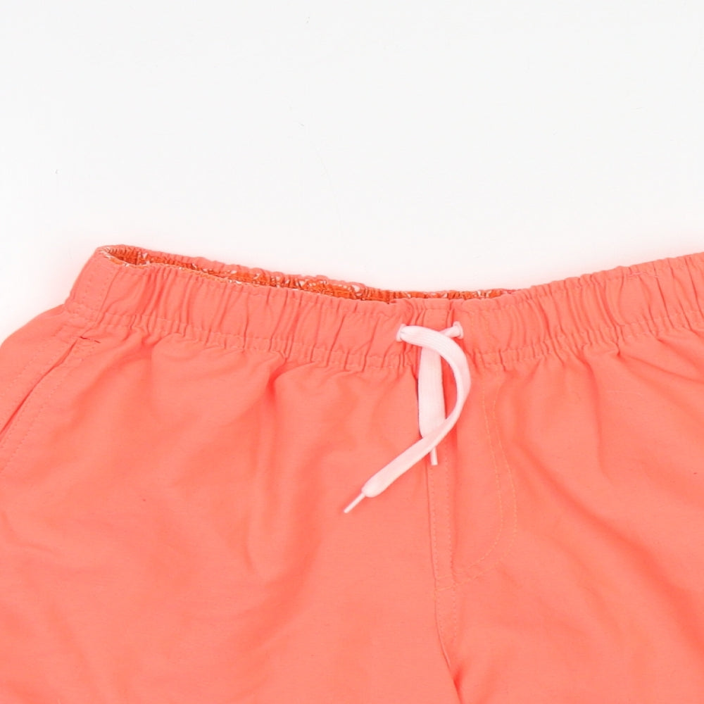 Chet Style Boys Pink Polyester Sweat Shorts Size M Regular Drawstring - Swim Shorts