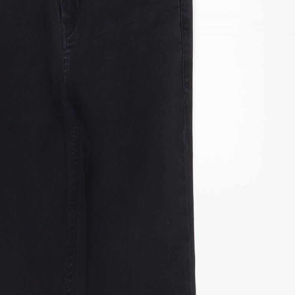 Only Jeans Womens Black Cotton Skinny Jeans Size 28 in Slim Zip