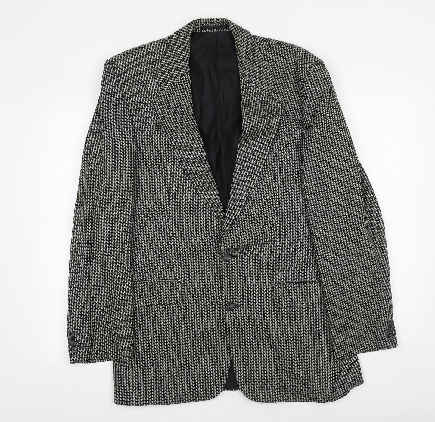 Mens UK Size 38 St Michael Regular Black Suit Jacket
