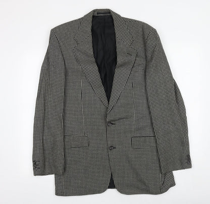 Mens UK Size 38 St Michael Regular Black Suit Jacket