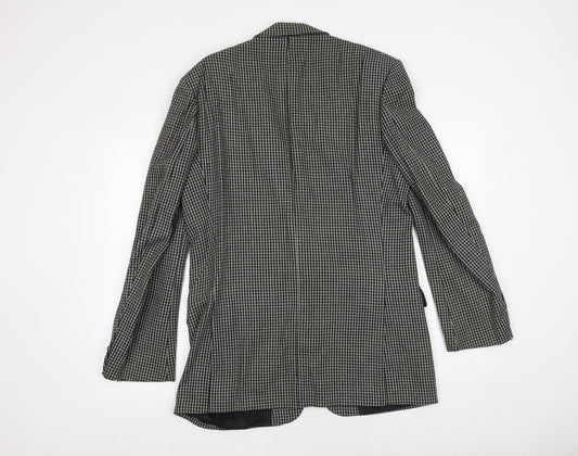 Mens UK Size 38 St Michael Regular Black Suit Jacket